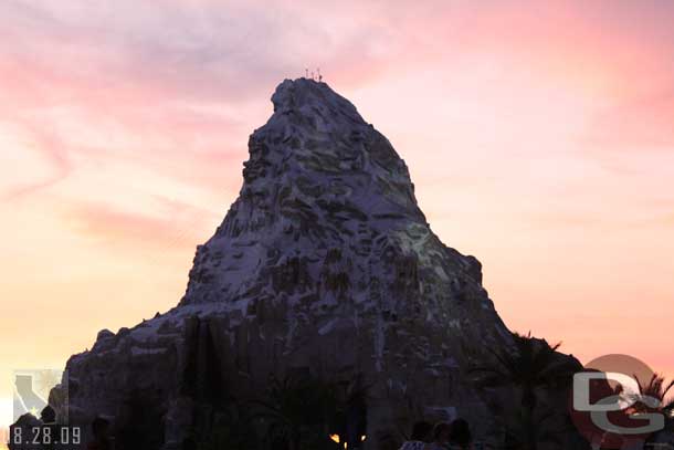 Well the sun set with the smoke/clouds and the Matterhorn looked great.. it did not photograph that well..