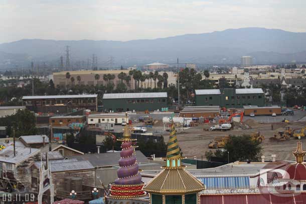 Up on the Fun Wheel now, a look at the new building along Harbor