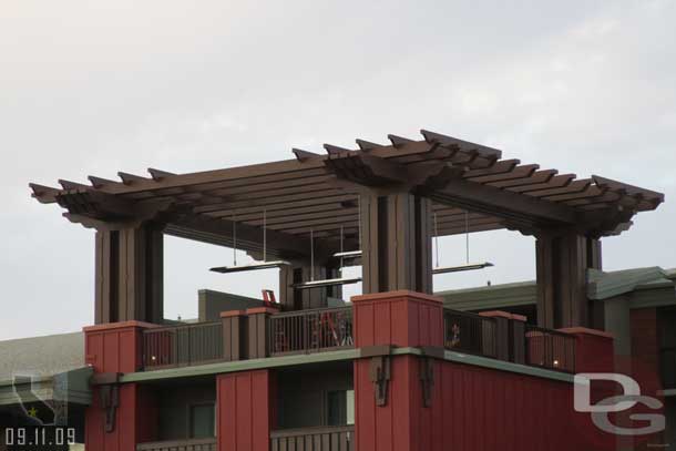 Noticed some people with cameras up on the observation deck