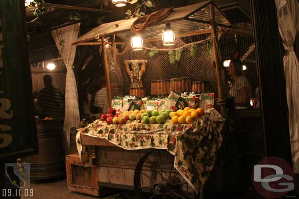 A couple shots of the fruit stand near the Jungle Cruise (we stopped for a snack)