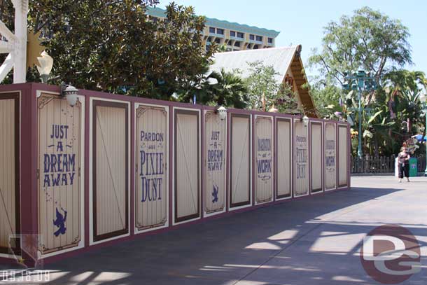 No visible progress near the parade gate