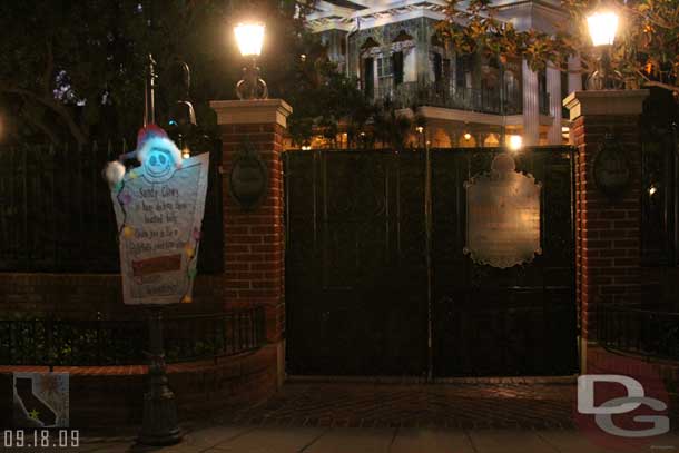 Haunted Mansion is slated to re-open next Friday