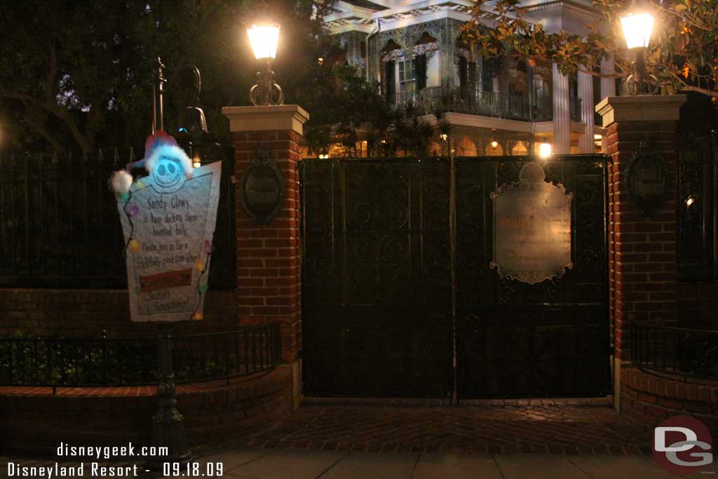 Haunted Mansion is slated to re-open next Friday