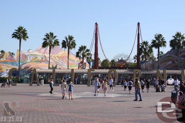 Now over to DCA, no candy corn on the letters this year