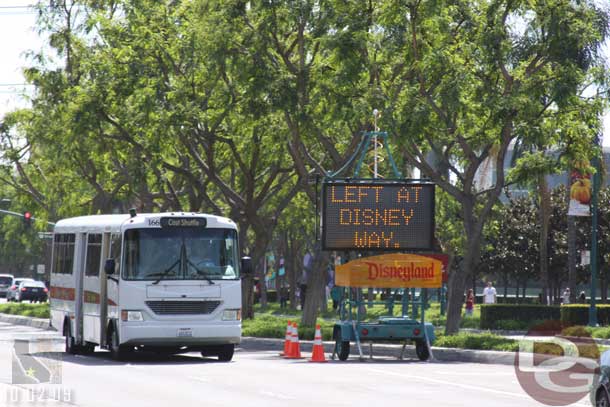 The parking signs have some Disneyland signage now.