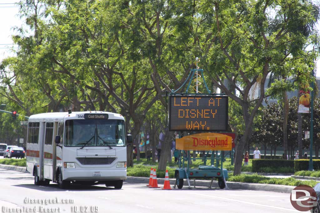 The parking signs have some Disneyland signage now.