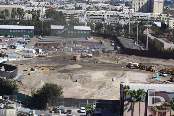 More dirt is being moved around on the rest of the site as prep work continues