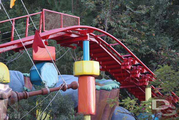 The Go Coaster tarps are coming down and it looks brand new again