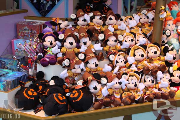 Thanksgiving merchandise is moving in to replace the Halloween stuff already