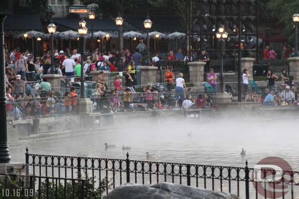 They were cycling through and testing the Fantasmic effects.