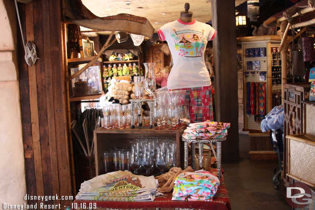 Some merchandise in Adventureland