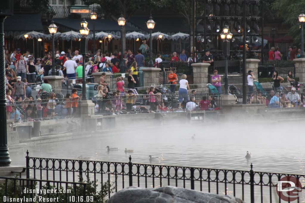 They were cycling through and testing the Fantasmic effects.