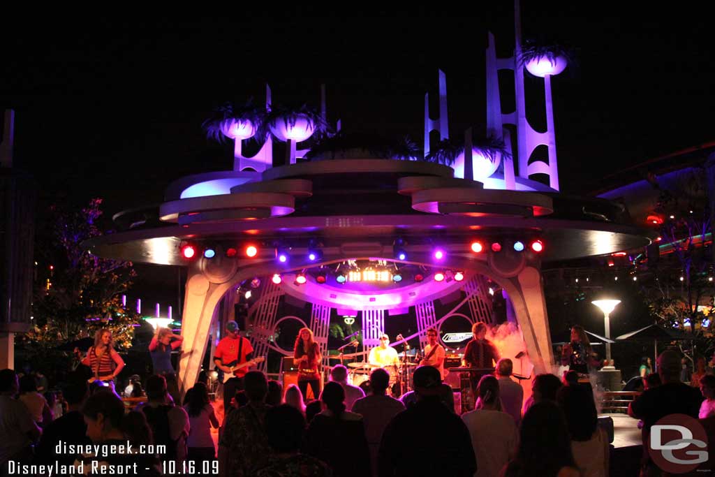 Reunion performing at the Tomorrowland Terrace