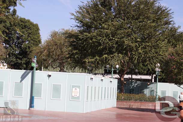 Not much visible progress on the new stroller location