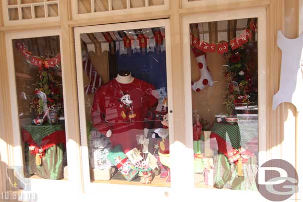 Christmas merchandise is up in the windows, and in the stores already