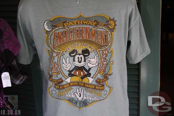 A random shirt I saw for sale in Adventureland