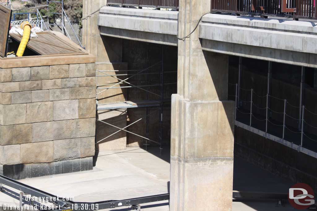 The portapotties have been removed since this area will soon be under water