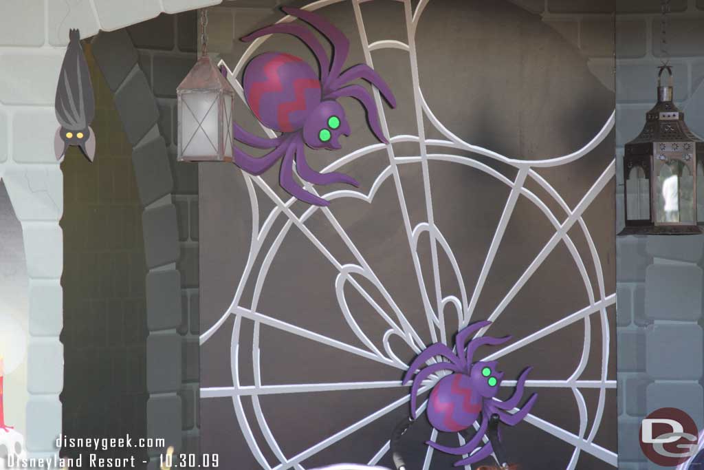 A Halloween photo location in the former Fastpass area of Tough to Be a Bug