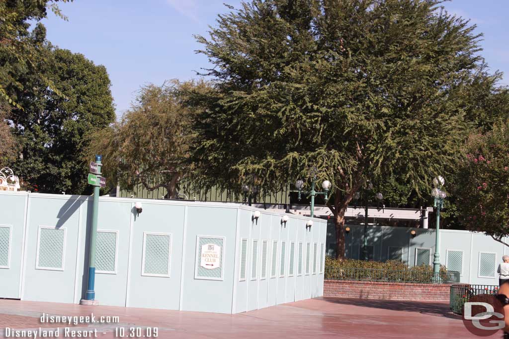 Not much visible progress on the new stroller location