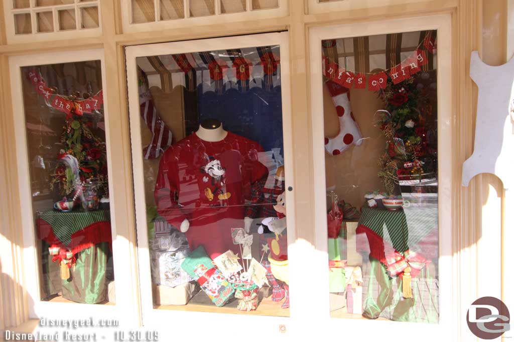 Christmas merchandise is up in the windows, and in the stores already