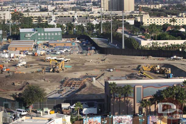 Work continues out in Cars Land on that road/concrete pathway.