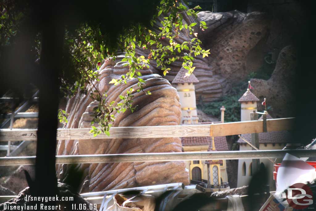 A look through the bushes at the Storybook work reveals nothing interesting.