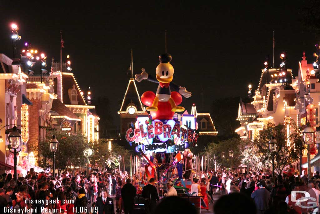 The Street Party looks great after dark, photos are trickier and really do not do it justice.