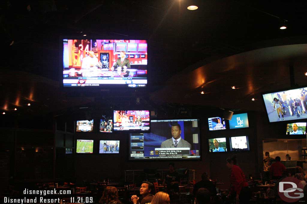 A look into the Studio room reveals another large TV on the far wall (it has been a long time, I would say over a year since my last visit so this may have been around for a while).