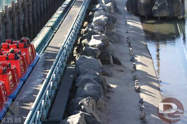 The fence near Screamin is removed.