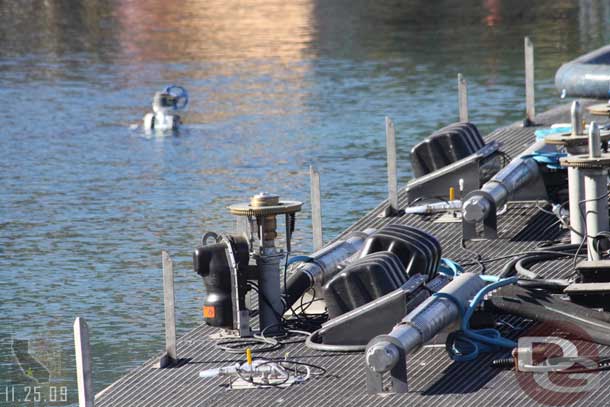 A random close up of some of the equipment on the platform.