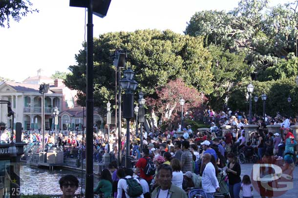 A healthy crowd gathered for the show.