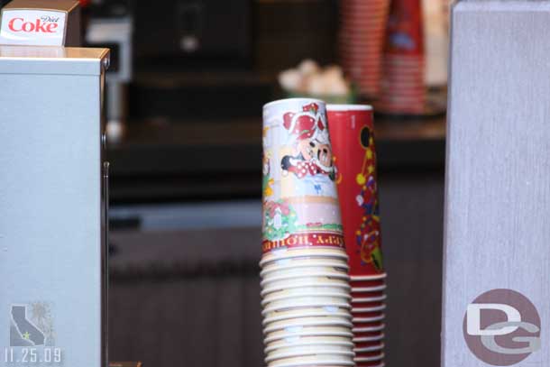 Noticed different holiday cups this visit.