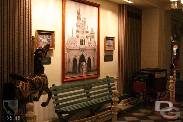 A wider shot of the display at the entrance to the Opera house