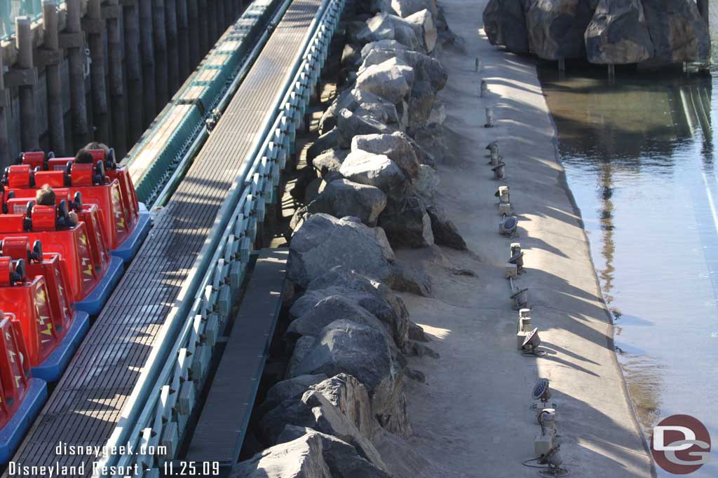 The fence near Screamin is removed.