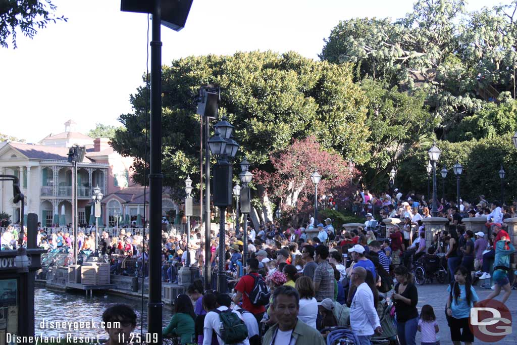 A healthy crowd gathered for the show.