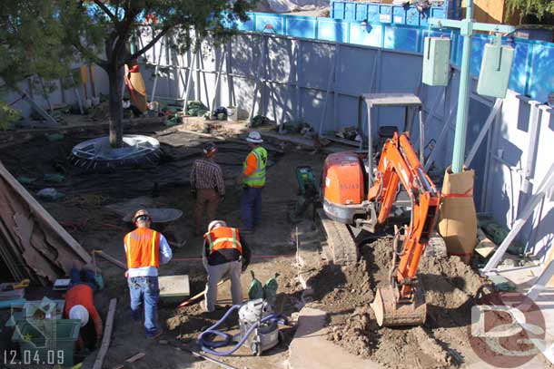 The work near the Zephyr exit.