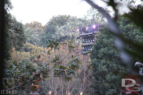 They were using the center Fantasmic tower