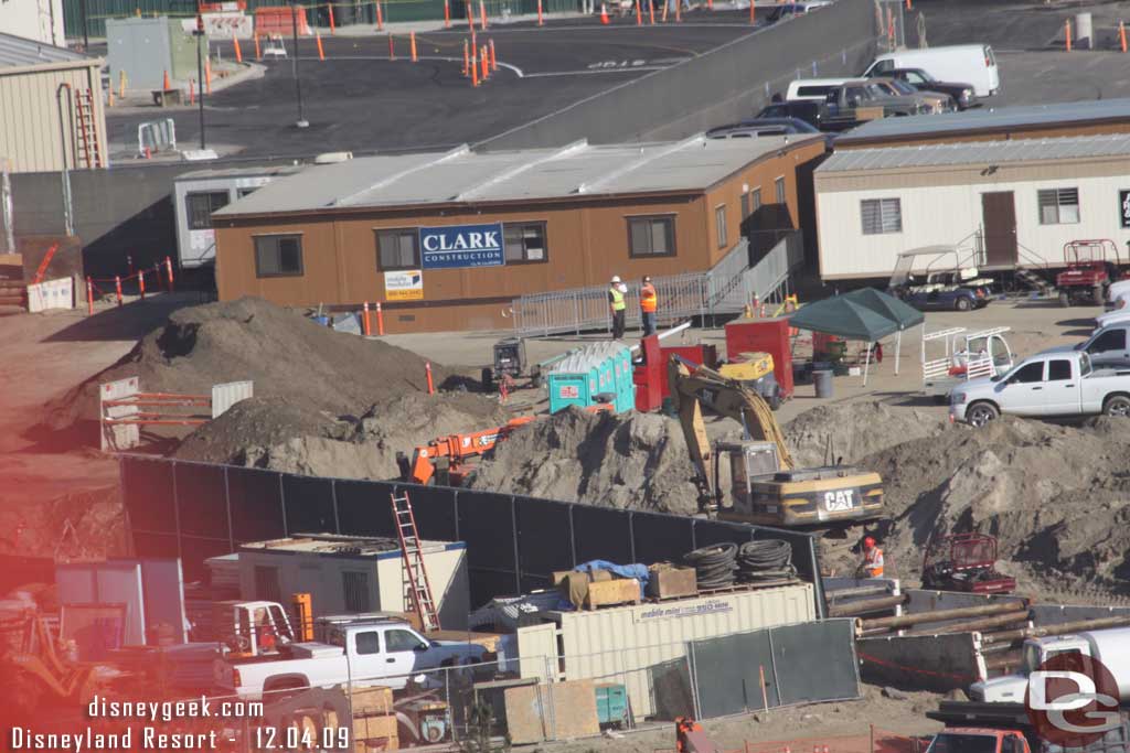 More pipe/trench work oun in Cars Land