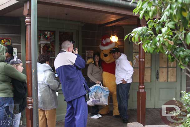 Out in Critter Country the characters were under the overhangs, which made it fairly crowded in the area.