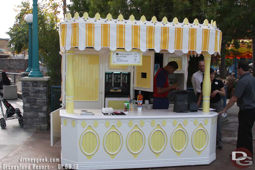 A new frozen lemonade stand has opened near the Zephyr