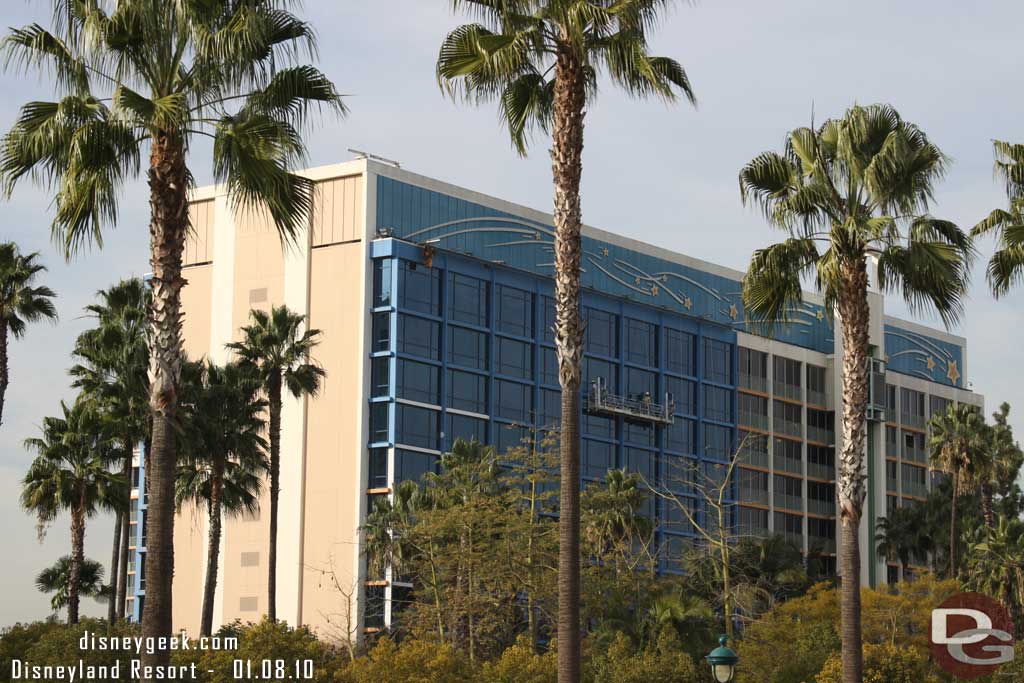 Walked over to the Disneyland Hotel