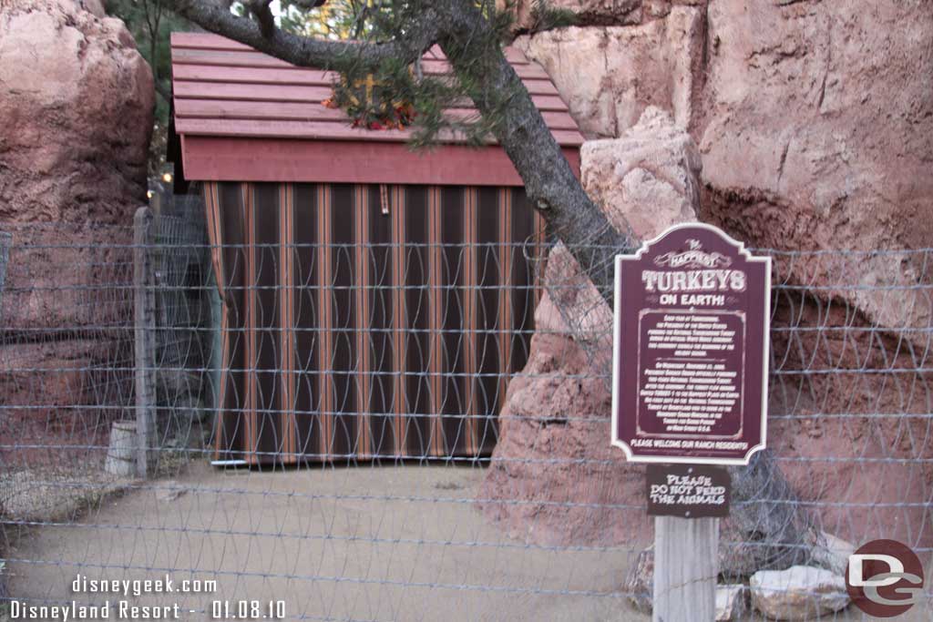 The ranch is closed for removal of the Reindeer Roundup