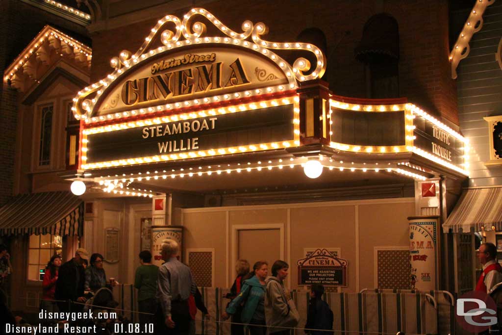 The Cinema is closed for rehab