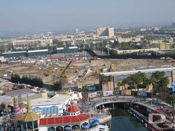 An overview look at Cars Land