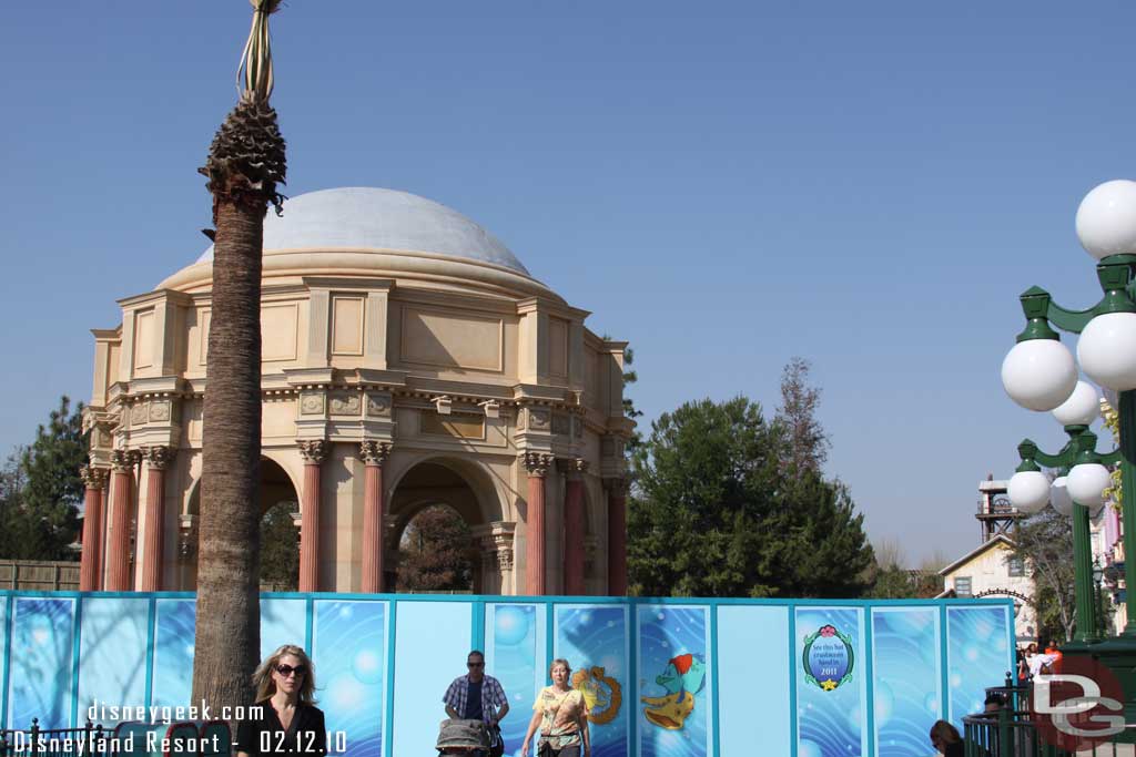 The Mermaid walls seem to have been pushed a bit further out.