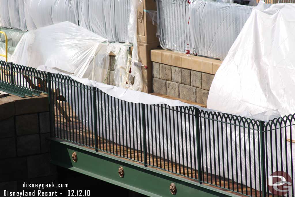 Some of the boardwalk is installed