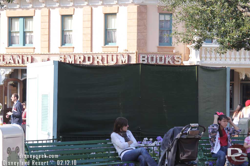 Work continues on Main Street in Town Square.