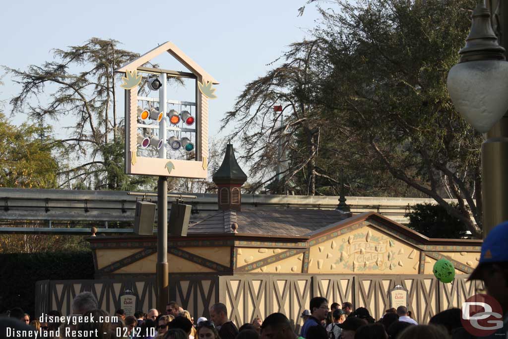 The walls are still up around the gift shop