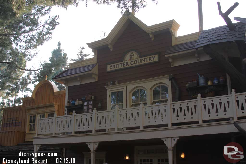 The tarps are all down in Critter Country