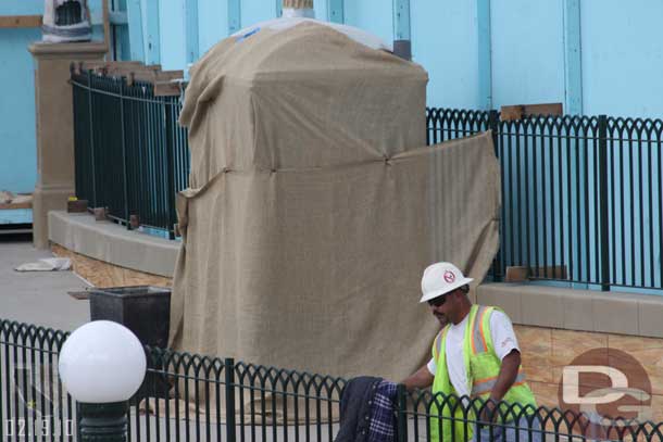 At first I thought this was a new piece of equipment waiting to be installed but upon further examination it looks to be a restroom...